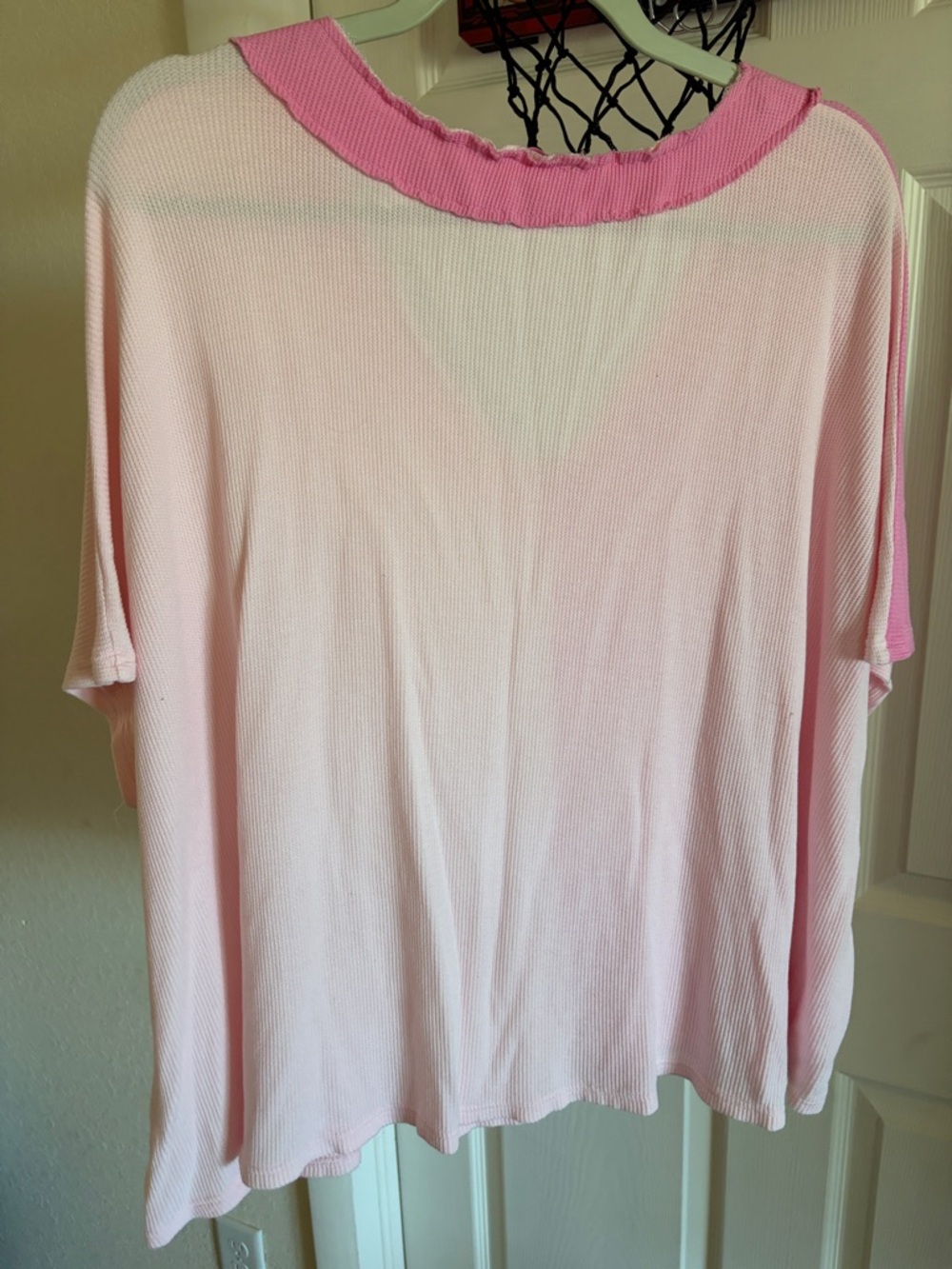 Pink Lily Color Block Top - Picture 6 of 8